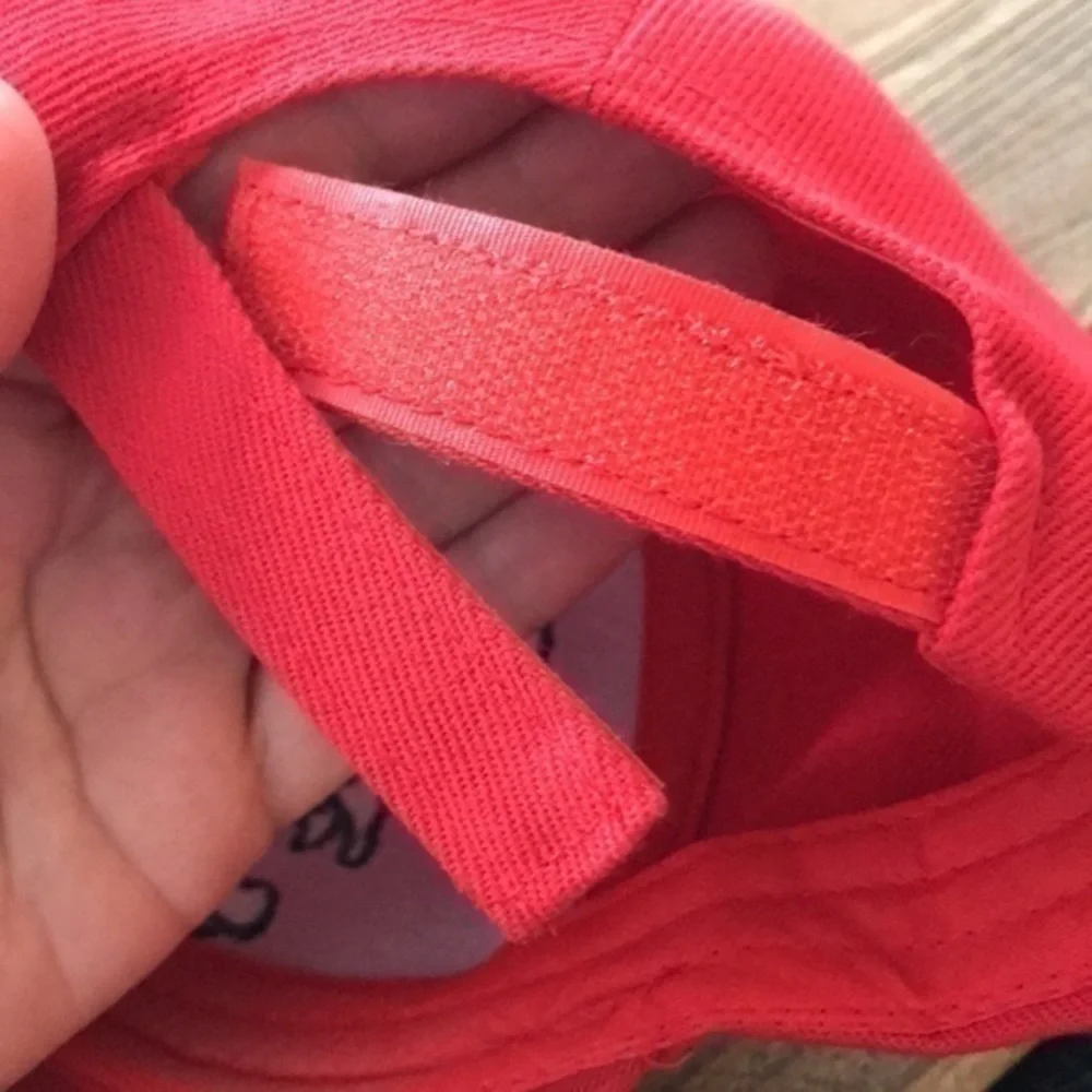 Poison Hat Red Embroidered size circumference around 21”